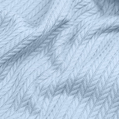 Плед-покривало косичка COSAS 200х220 см Cloud Knitted Braid Небесний Березне