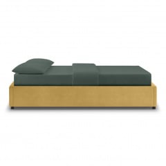 Ліжко двоспальне COSAS Mango Curcuma 180х200 см Гірчичний Дніпрорудне