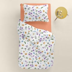 Подростковое постельное белье BIRDS CS1 Cosas Фиолетовый 160х220 см Киев