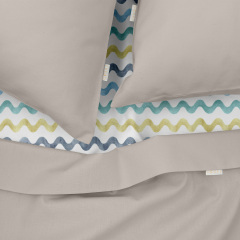 Сімейна постіль з простирадлом на гумці Bronze CS2 COSAS Кварц 2х160х220 см Новомосковськ