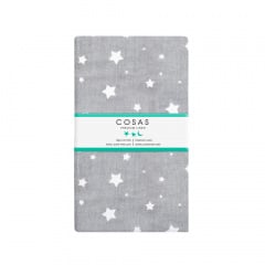 Простынь на резинке 120х200 см GREY STARFALL COSAS серый Лубны