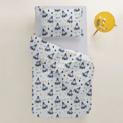 Підліткова постільна білизна SPACE CS3 COSAS сірий 155х215 см Свеса