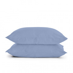 Евро комплект COSAS CLOUD Ранфорс 200х220 см Небесный Новомосковск