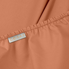 Півтораспальний комплект на резинці COSAS ORANGE PALMS CS1 Ранфорс 160х220 см Помаранчевий Київ