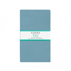 Евро постельное белье Azure CS3 COSAS бирюзовый 200х220 см Ясногородка