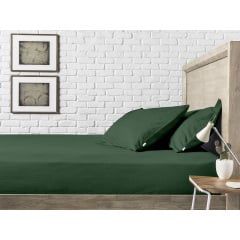 Набор наволочки и простыни COSAS GREEN SATIN CS1 Сатин 220х240 см Зеленый Братское