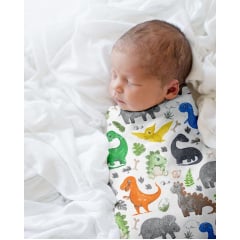 Набір пелюшок COSAS DINO Бязь 80х100 см 2 шт Сірий Київ