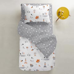 Детский пододеяльник COSAS DREAM ANIMALS Ранфорс 110х140 см Белый Миргород