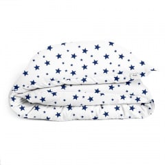 Дитяча підковдра COSAS B&W STAR Ранфорс 110х140 см Синій Кобижча