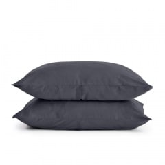 Полутораспальный комплект COSAS GREY SATIN CS5 160х220 см Черный/Серый Гуляйполе