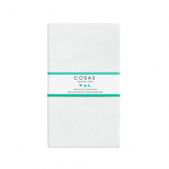 Евро постель с простыней на резинке Starsfall COSAS Голубой 200х220 см Днепр