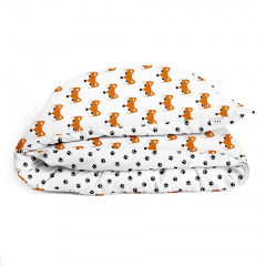 Підліткова підковдра COSAS FOX Ранфорс 155х215 см Помаранчевий Сарни