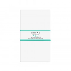 Сімейна постіль з простирадлом на гумці Copper COSAS Цегляний 2х160х220 см Братське