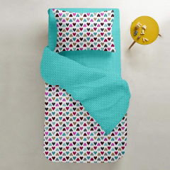 Детская простыня COSAS MINT DOTS Ранфорс 60х120х12 см Мятный Новая Каховка