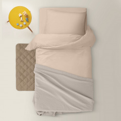 Підлітковий комплект на резинці COSAS MAGNOLIA Ранфорс 155х215 см Кремовий Павлоград