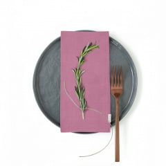 Набір серветок COSAS PUDRA SATIN Сатин 35х35 см 2 шт Рожевий Гуляйполе