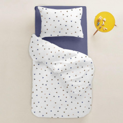 Дитяча постільна білизна в ліжечко BLUE Delta COSAS Білий 110х140 см Київ