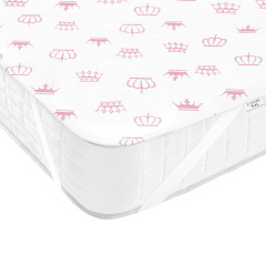 Непромокаюча пелюшка COSAS ROSE CROWN Ранфорс 70х120 см Рожевий Куйбишеве