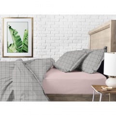 Набор наволочек COSAS GREY GEOMETRY 50х70 см Серый Славута