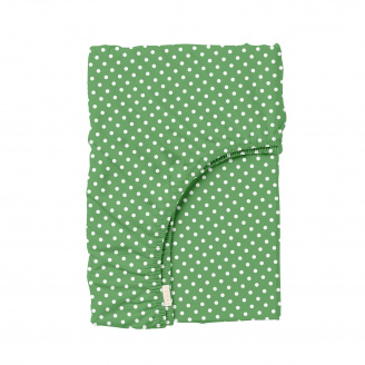 Простыня на резинке 90х200 см GREEN DOTS COSAS Зеленый