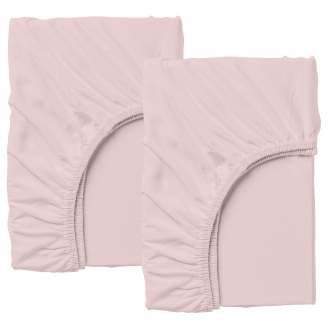 Набор Простыня на резинке COSAS ROSE Ранфорс 90х200х20 см 2 шт.