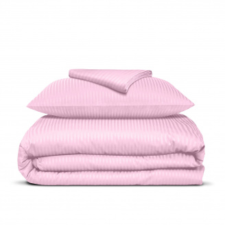 Детское постельное белье сатин в кроватку BUBBLE Cosas розовый 110х140 см