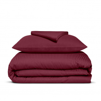 Підліткова постільна білизна сатин SANGRIA Cosas Бордовий 160х220 см