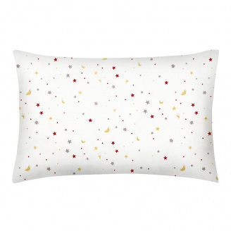 Дитяча наволочка COSAS MOON STARS Ранфорс 40х60 см Білий