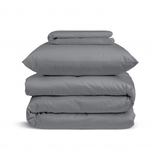 Дитяча постільна білизна сатин в ліжечко BELUGA Cosas сірий 110х140 см