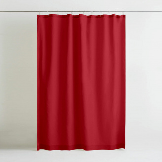 Шторка для душа и ванной COSAS CHILLI с кольцами 180х180 см Красный