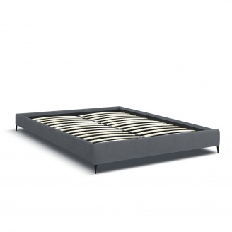 Ліжко двоспальне COSAS Mandarin Iron 180x200 см Граніт