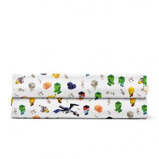 Дитяче простирадло 110х160 см MINECRAFT Cosas