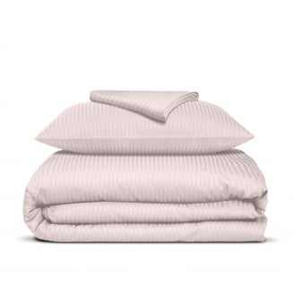 Підліткова постіль сатин з простирадлом на гумці SAND Cosas пісочний 160х220 см