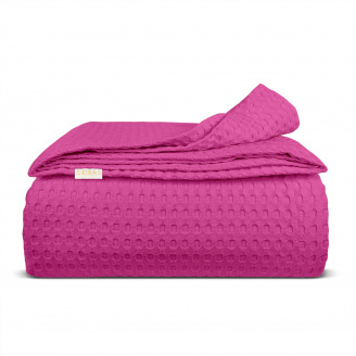 Покрывало 240х260 Candy Waffle Weave COSAS фуксия