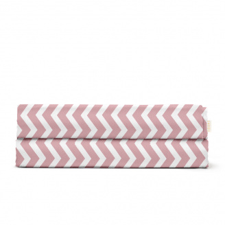 Простирадло 240х260 см ROSE ZIGZAG COSAS Рожевий