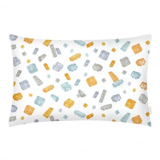 Євро наволочка COSAS CONSTRUCTOR Ранфорс 50х70 см Блакитний