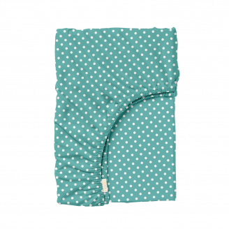 Простирадло на резинці 120х200 см MINI DOTS CS8 COSAS М'ятний