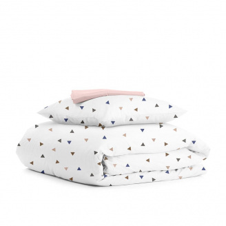 Детское постельное белье в кроватку Rose Delta COSAS Белый 110х140 см