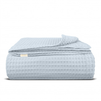 Покривало 240х260 Skyey Greek Waffle COSAS блакитний