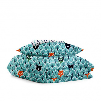 Підліткова постільна білизна WOOD BEAR COSAS бірюзовий 155х215 см