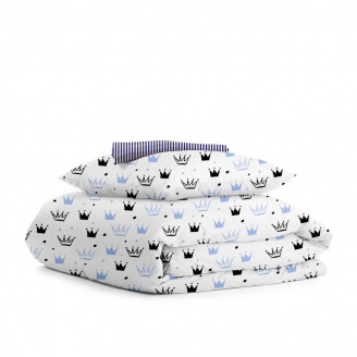 Підліткова постільна білизна CROWN COSAS Блакитний 155х215 см