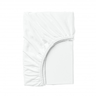 Дитяче простирадло COSAS SNOW Ранфорс 60х120х12 см Білий