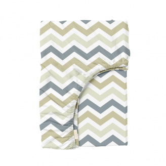 Простирадло на гумці 120х200 см ZIGZAG CS2 COSAS Бежевий