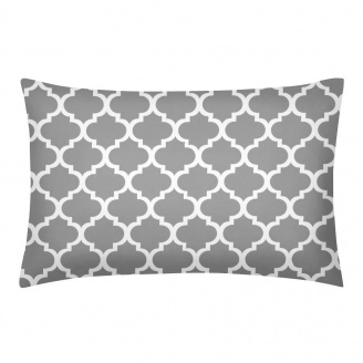 Євро наволочка COSAS MOROCCO Ранфорс 50х70 см Сірий