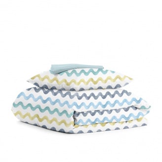 Підліткова постільна білизна Color Wave COSAS Блакитний 160х220 см