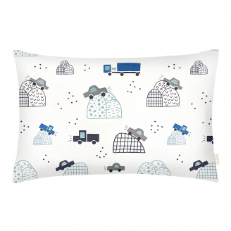 Евро наволочка COSAS TRAVEL CAR 50х70 см Белый