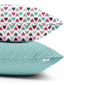 Набір наволочок COSAS MINT LOVE 50х70 см М'ятний