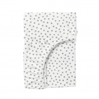 Простирадло на резинці 80х160 см GREY BLOTS COSAS Графіт