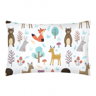 Евро наволочка COSAS COLORFUL ANIMALS 50х70 см Бежевый