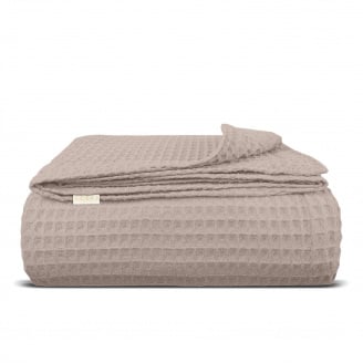 Покрывало 230х240 см Magnolia Greek Waffle COSAS Кремовий